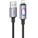 Кабель Hoco U144 USB to Lightning (2.4A, 1.2m) - Black (896454B). Фото 1 из 5