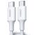 Кабель UGREEN US300 Type-C to Type-C (100W, 5A 1m) - White: фото 1 з 13