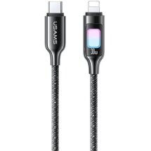 Кабель USAMS US-SJ749 Type-C to Lightning (30W, 1.2m) - Tarnish: фото 1 из 19