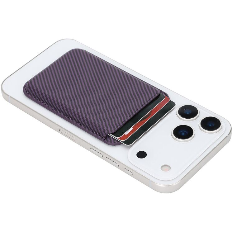 Кардхолдер Reframe Kevlar Fiber - Purple: фото 4 з 10