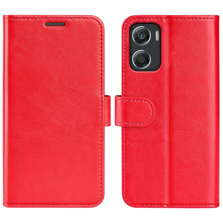 Класичний чохол-книжка Deexe Wallet Style для Motorola Moto G06 - Red: фото 1 з 7