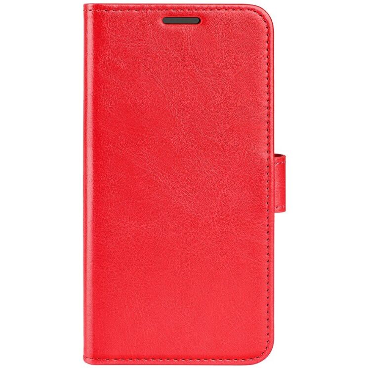 Класичний чохол-книжка Deexe Wallet Style для Motorola Moto G06 - Red: фото 4 з 7