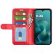 Класичний чохол-книжка Deexe Wallet Style для Motorola Moto G06 - Red (401543R). Фото 2 з 7