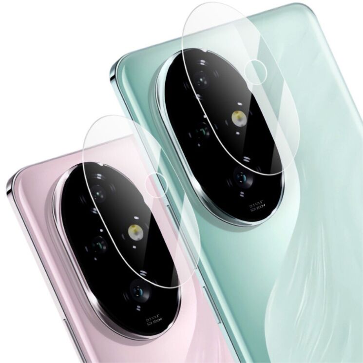 Комплект захисних стекол IMAK Camera Lens Protector для Honor 200 Pro - Crystal: фото 2 из 10