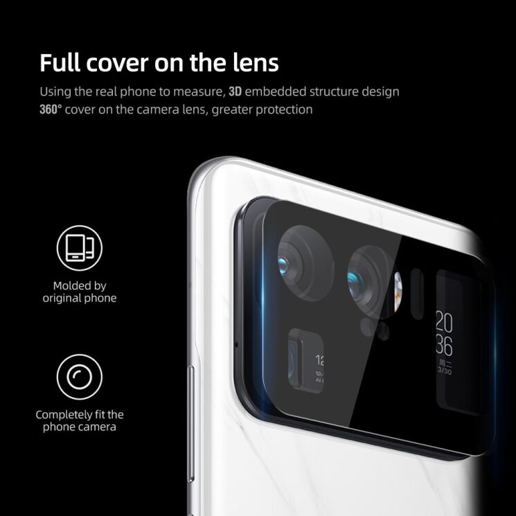 Комплект захисних плівок (2шт) на камеру NILLKIN InvisiFilm для Xiaomi Mi 11 Ultra: фото 6 з 14