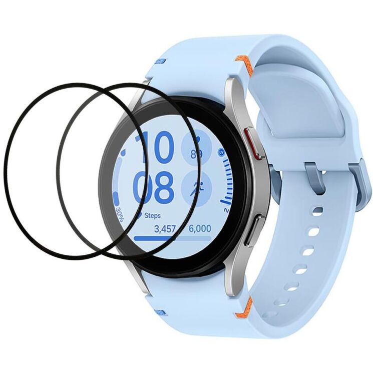 Комплект захисних плівок Deexe Protector Film для Samsung Galaxy Watch FE (40mm) - Black: фото 1 з 6
