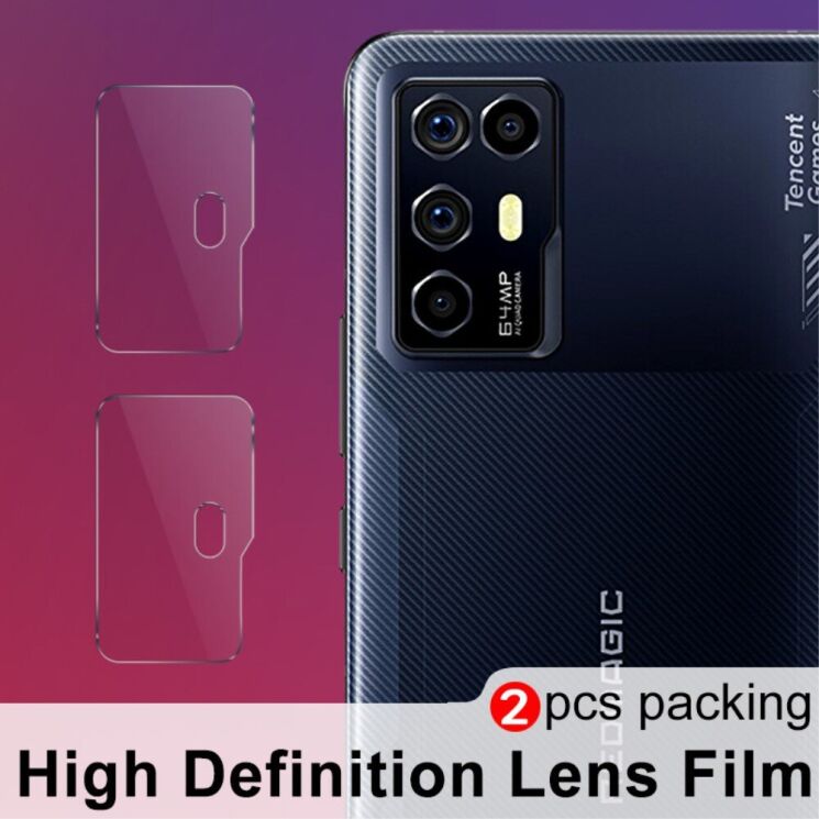 Комплект защитных пленок на камеру IMAK Camera Lens Film для ZTE Nubia Red Magic 6R: фото 4 из 11