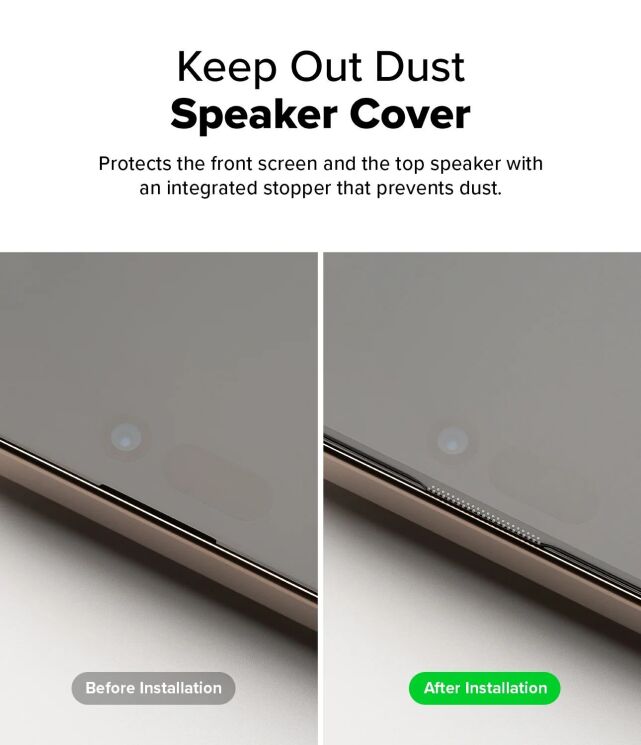 Комплект защитных стекол (2шт) Ringke Easy Slide Tempered Glass для iPhone 16 Pro Max (8809961789717) - Black: фото 17 из 18