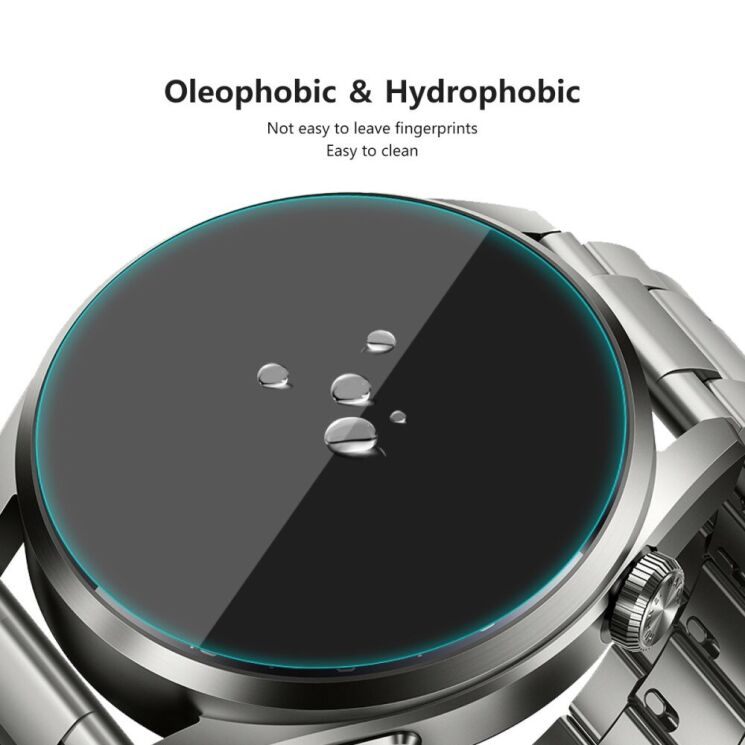 Комплект защитных стекол ENKAY 9H Watch Glass для Huawei Watch 3 Pro: фото 6 из 11