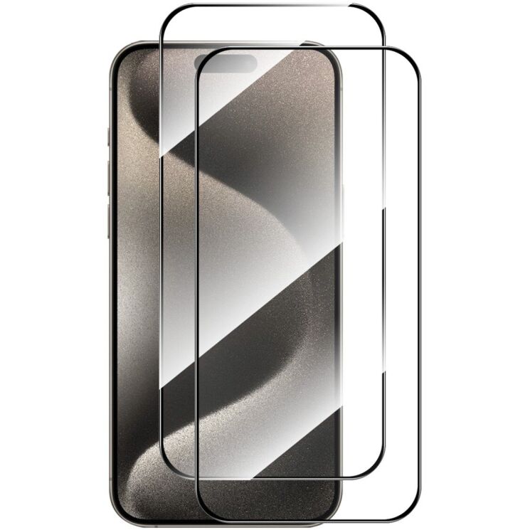 Комплект защитных стекол HAT PRINCE Full Glue Apple iPhone 17 Air - Black: фото 1 из 8