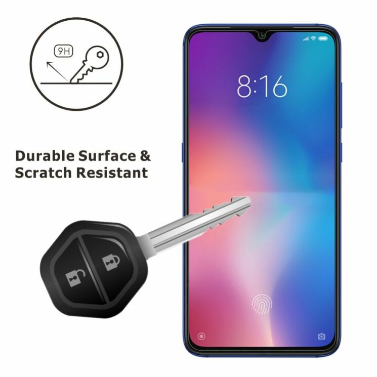 Комплект защитных стекол ITIETIE 2.5D 9H для Xiaomi Mi 9: фото 2 из 6