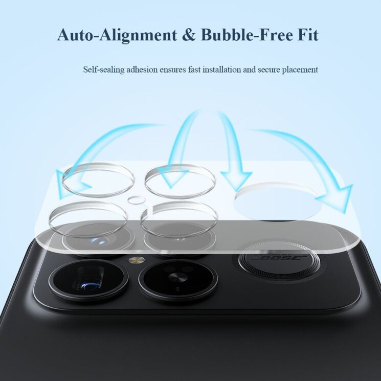 Комплект захисного скла на камеру LEREACH Camera Lens Protector для Xiaomi Poco F8 Ultra - Transparent: фото 7 з 10