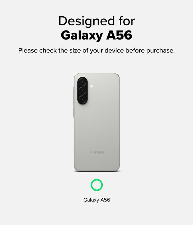 Комплект защитных стекол Ringke Camera Protector Glass для Samsung Galaxy A56 (A566) 8800293852414 - Black: фото 6 из 18
