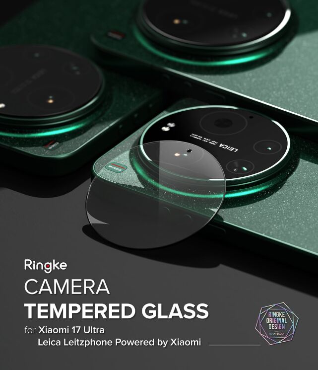Комплект защитных стекол Ringke Camera Tempered Glass для Xiaomi 17 Ultra (8800328819016) (407551) Комплект защитных стекол Ringke Camera Tempered Glass для Xiaomi 17 Ultra (8800328819016): фото 2 из 13