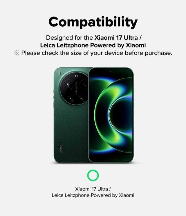 Комплект защитных стекол Ringke Camera Tempered Glass для Xiaomi 17 Ultra (8800328819016) (407551) Комплект защитных стекол Ringke Camera Tempered Glass для Xiaomi 17 Ultra (8800328819016): фото 3 из 13