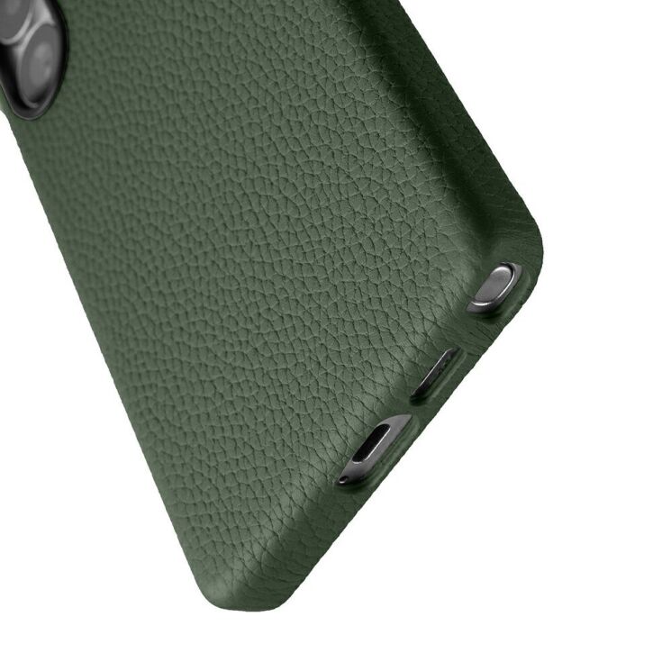 Кожаный чехол MELKCO Leather Case Magnetic для Samsung Galaxy S25 Ultra (S938) - Green: фото 4 из 10