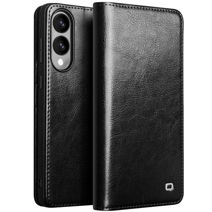 Кожаный чехол QIALINO Classic Case для Samsung Galaxy S25 Edge (S937) - Black: фото 1 из 13