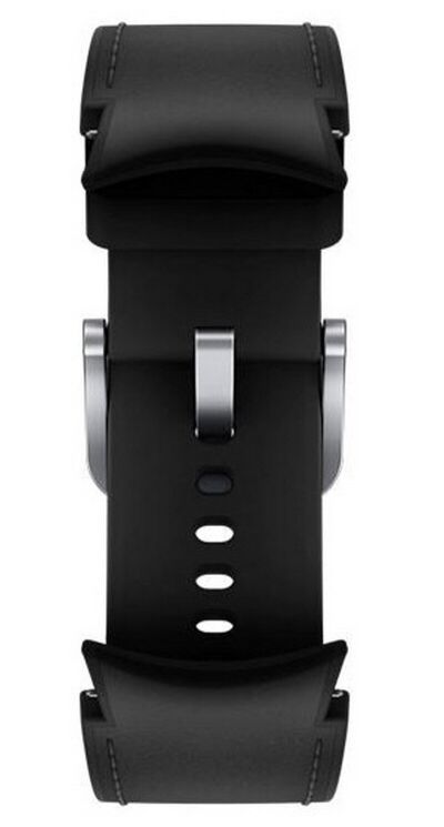 Оригінальний шкіряний ремінець Hybrid Band (Size S/M) для Samsung Galaxy Watch 4 / 4 Classic / 5 / 5 Pro / 6 / 6 Classic / 7 / FE (ET-SHR88SBEGRU) - Black: фото 1 з 1