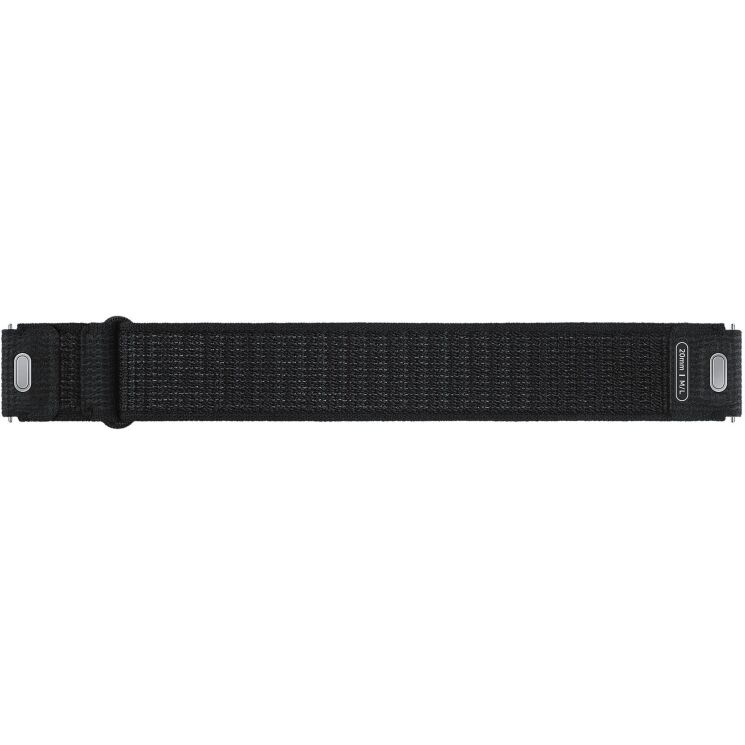 Оригинальный ремешок Fabric Band (M/L) для Samsung Galaxy Watch 4 / 4 Classic / 5 / 5 Pro / 6 / 6 Classic / 7 / FE (ET-SVR94LBEGEU) - Black: фото 3 из 4