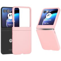 Пластиковый чехол Deexe Hard Shell (FF) для Motorola Razr 50 - Pink: фото 1 из 7