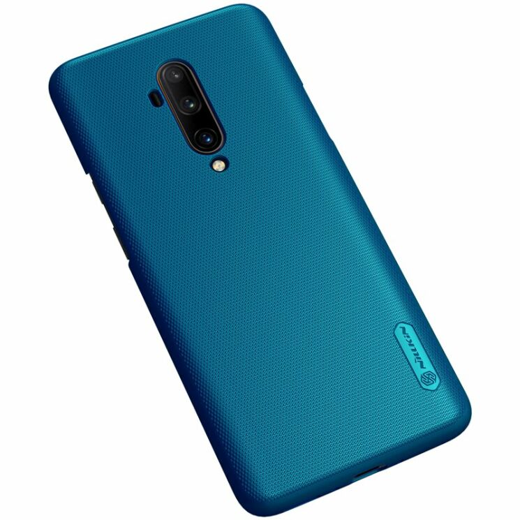 Пластиковий чохол NILLKIN Frosted Shield для OnePlus 7T Pro - Blue: фото 6 з 20