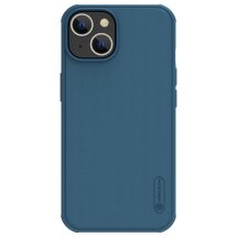 Пластиковый чехол NILLKIN Frosted Shield Pro для Apple iPhone 14 - Blue: фото 1 из 11
