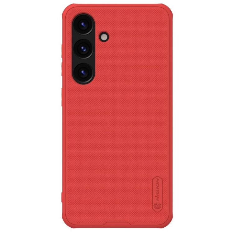 Пластиковый чехол NILLKIN Frosted Shield Pro для Samsung Galaxy S24 - Red: фото 1 из 16