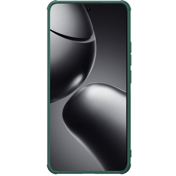 Пластиковый чехол NILLKIN Frosted Shield Pro для Xiaomi 14T Pro - Green: фото 4 из 10