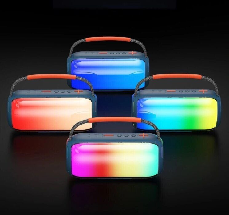 Портативная акустика WIWU H6 Thunder Wireless Speaker - Blue: фото 7 из 12