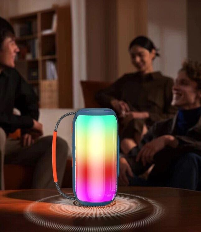 Портативная акустика WIWU H6 Thunder Wireless Speaker - Blue: фото 11 из 12