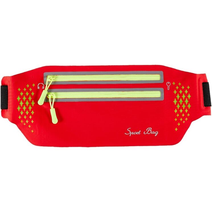 Поясная сумка Deexe Running Belt - Red: фото 1 из 7