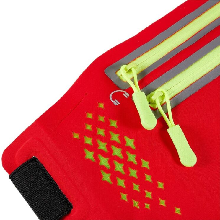 Поясная сумка Deexe Running Belt - Red: фото 3 из 7