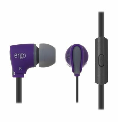Проводная стерео-гарнитура ERGO VM-110 - Violet: фото 2 из 3