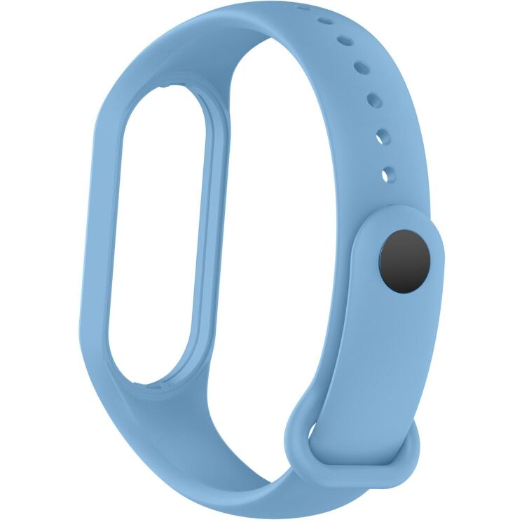 Ремешок ArmorStandart Silicone Strap для Xiaomi Mi Band 5 / Mi Band 6 / Mi Band 7 - Sky Blue: фото 2 из 5