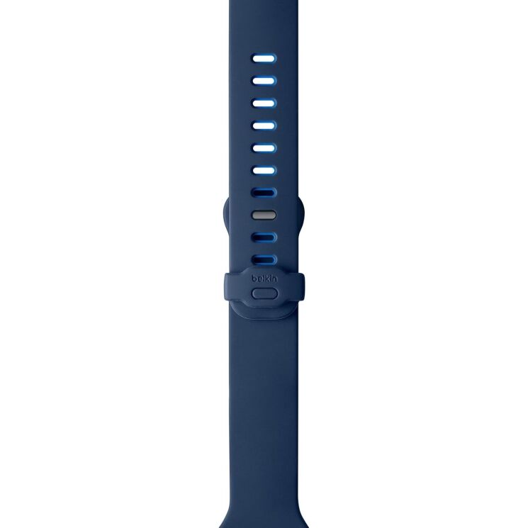 Ремінець Belkin Silicon Classic для Apple Watch 42 (Series 10) / 41 / 40 / SE 40 / 38 - Dark Blue / Blue: фото 2 з 2