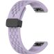 Ремінець Deexe Astra Strap для годинників Garmin з шириною кріплення QuickFit 20mm - Purple (270817V). Фото 2 з 9