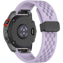 Ремінець Deexe Astra Strap для годинників Garmin з шириною кріплення QuickFit 20mm - Purple: фото 1 з 9