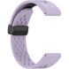 Ремінець Deexe Astra Strap для годинників Garmin з шириною кріплення QuickFit 20mm - Purple (270817V). Фото 3 з 9