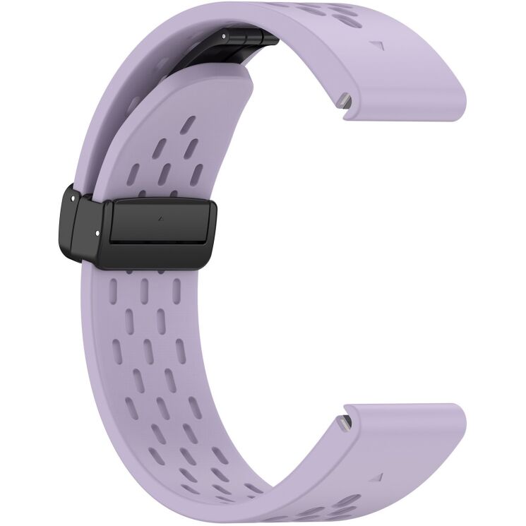 Ремінець Deexe Astra Strap для годинників Garmin з шириною кріплення QuickFit 20mm - Purple: фото 3 з 9
