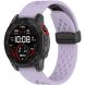 Ремінець Deexe Astra Strap для годинників Garmin з шириною кріплення QuickFit 20mm - Purple (270817V). Фото 4 з 9