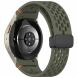 Ремешок Deexe Astra Strap для Samsung Galaxy Watch 4 / 4 Classic / 5 / 5 Pro / 6 / 6 Classic / 7 / FE - Army Green (358122AG). Фото 1 из 7