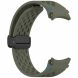Ремешок Deexe Astra Strap для Samsung Galaxy Watch 4 / 4 Classic / 5 / 5 Pro / 6 / 6 Classic / 7 / FE - Army Green (358122AG). Фото 3 из 7