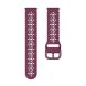 Ремешок Deexe Blossom Strap для Samsung Galaxy Watch 5 (40/44mm) / 5 Pro (45mm) - Wine Red (303107WR). Фото 4 из 5