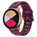 Ремешок Deexe Blossom Strap для Samsung Galaxy Watch 5 (40/44mm) / 5 Pro (45mm) - Wine Red (303107WR). Фото 1 из 5