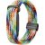 Ремешок Deexe Braided Loop для Google Fitbit Air - Colorful: фото 1 из 3