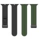 Ремінець Deexe Color Soft Line для Apple Watch 42 (Series 10/11) / 41 / 40 / SE 40 / 38 - Army Green / Black (303610GB). Фото 4 з 7