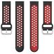 Ремешок Deexe Dual Color для Samsung Galaxy Watch 3 (41mm) - Black / Red (235406BR). Фото 4 из 5