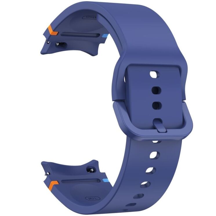 Ремешок Deexe Elino Strap для Samsung Galaxy Watch 4 / 5 / 6 / 7 / FE (40mm) - Midnight Blue: фото 3 из 6