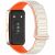 Ремешок Deexe Flexible Fit для Huawei Band 8 / 9 / 10 - Starlight / Orange: фото 1 из 6