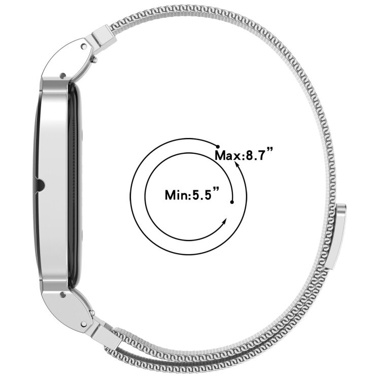 Ремешок Deexe Milanese Stainless Steel для Google Fitbit Air - Rose Gold (258005RG) Ремешок Deexe Milanese Stainless Steel для Google Fitbit Air - Rose Gold: фото 5 из 6